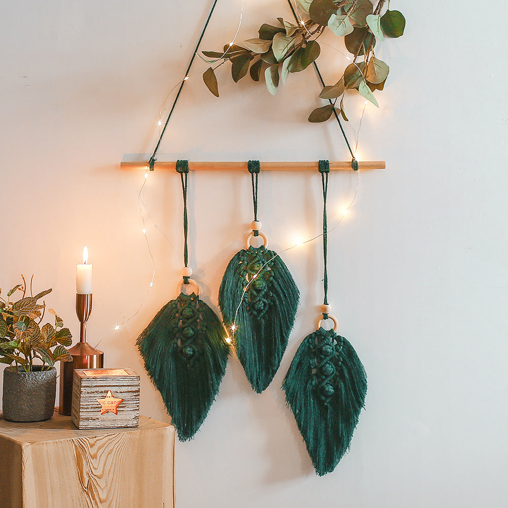 Leaf Macrame Wall Hanging