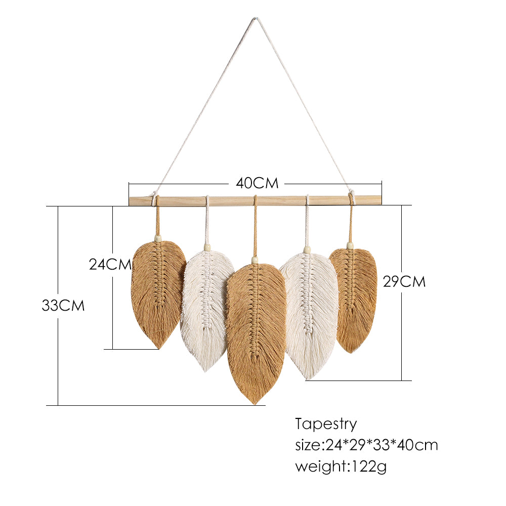 Leaf Macrame Wall Hanging