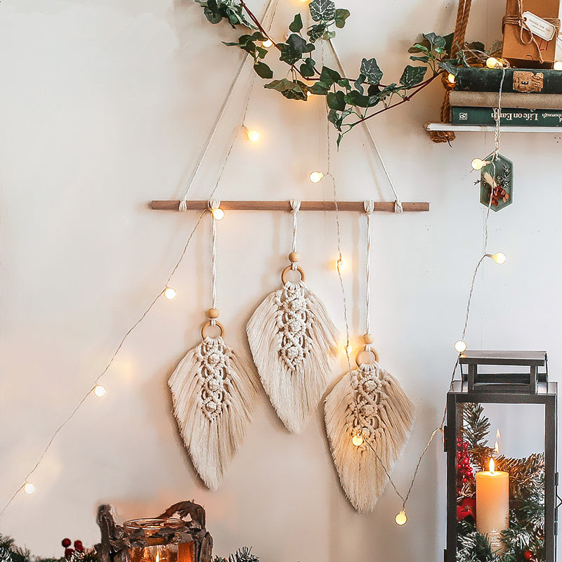 Leaf Macrame Wall Hanging