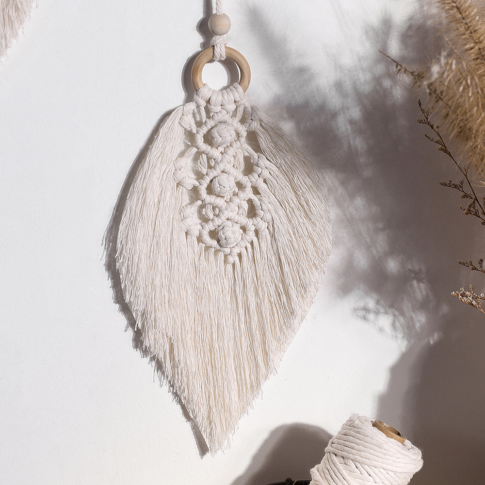 Leaf Macrame Wall Hanging