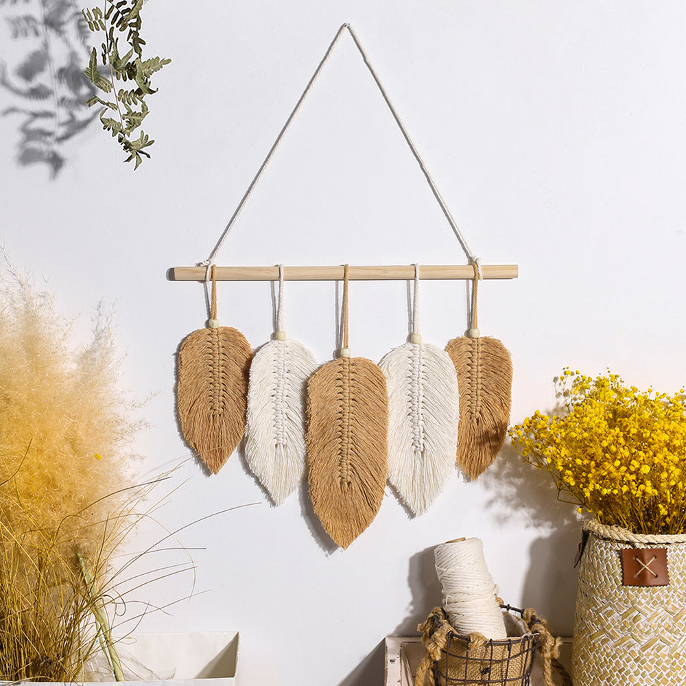 Leaf Macrame Wall Hanging