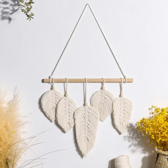 Leaf Macrame Wall Hanging